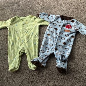2 Cute Baby Boy Onesies